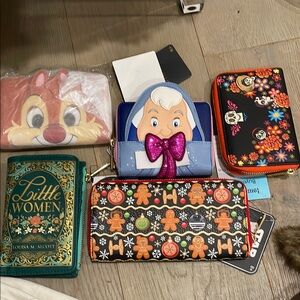 Loungefly Bulk Lot  Leather Wallets Bags